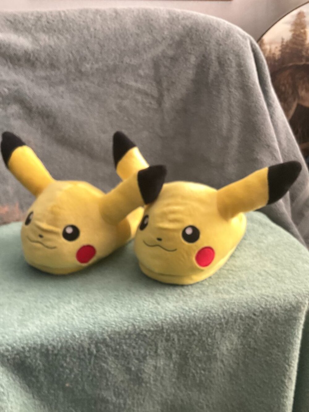 Boy's/Girl's Pokemon Yellow Slippers